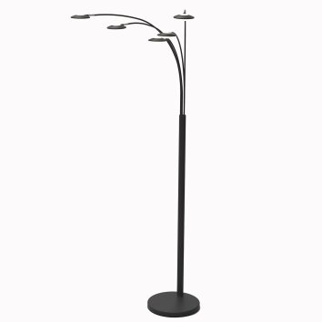 Steinhauer Synna Bogenlampe LED Weiß, 5-flammig