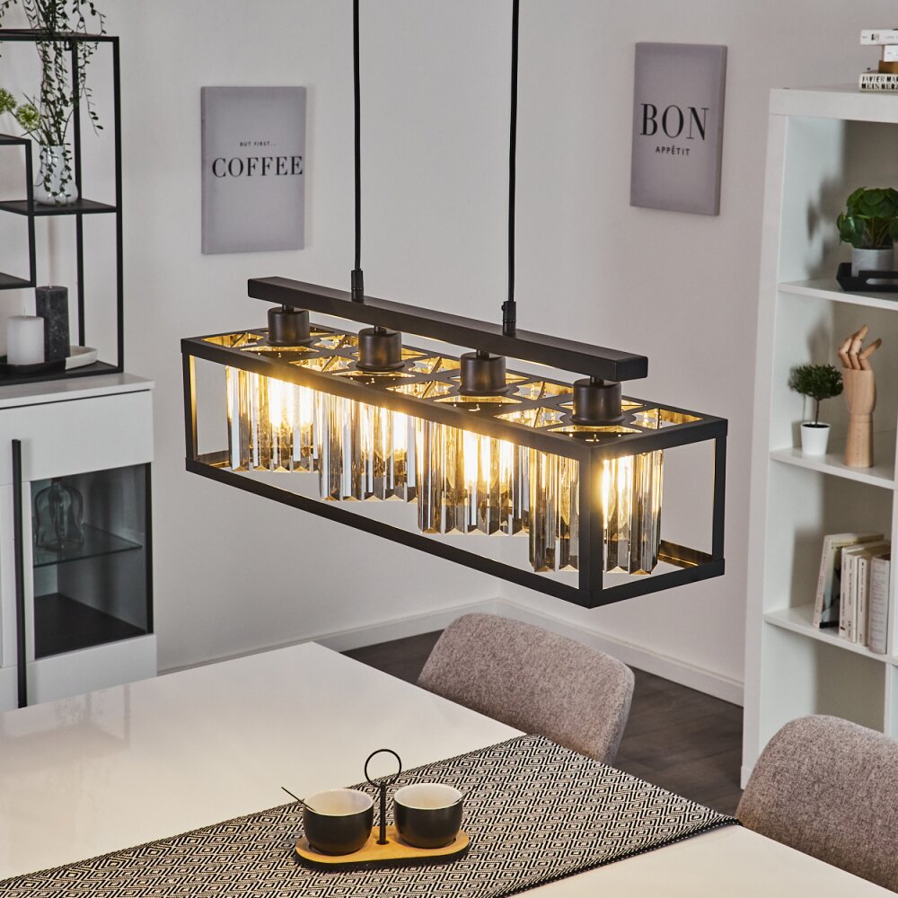 Barracon Pendelleuchte Schwarz, 4-flammig main product photo