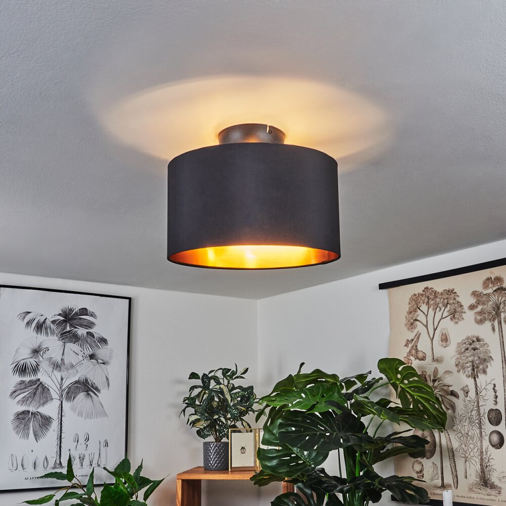 Pattburg Deckenleuchte Schwarz, 2-flammig main product photo