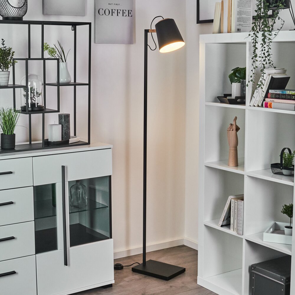 Cerrizal Stehleuchte Naturfarben, Schwarz, 1-flammig main product photo