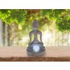 Gobo BUDDHA Solarleuchte LED Bronze, Grau, 1-flammig