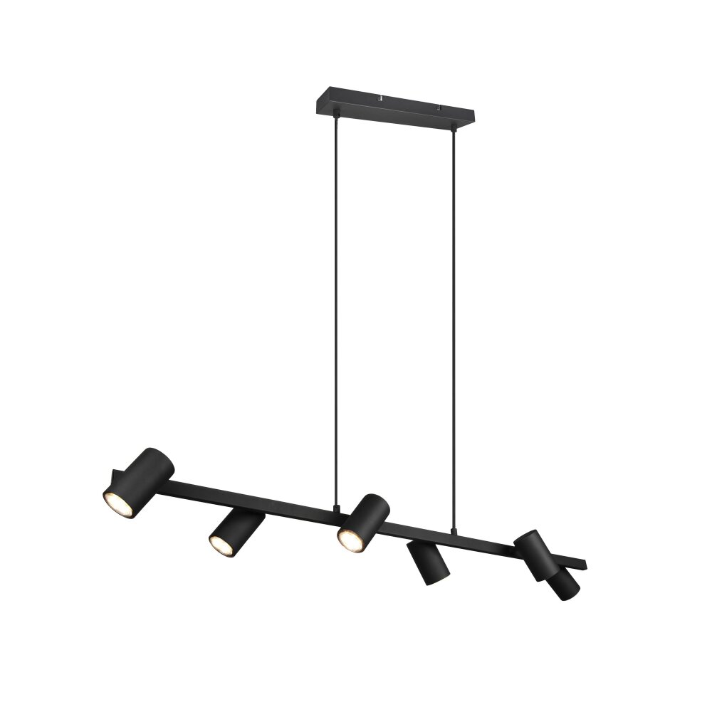 Trio Leuchten Marley Pendelleuchte Schwarz, 6-flammig main product photo