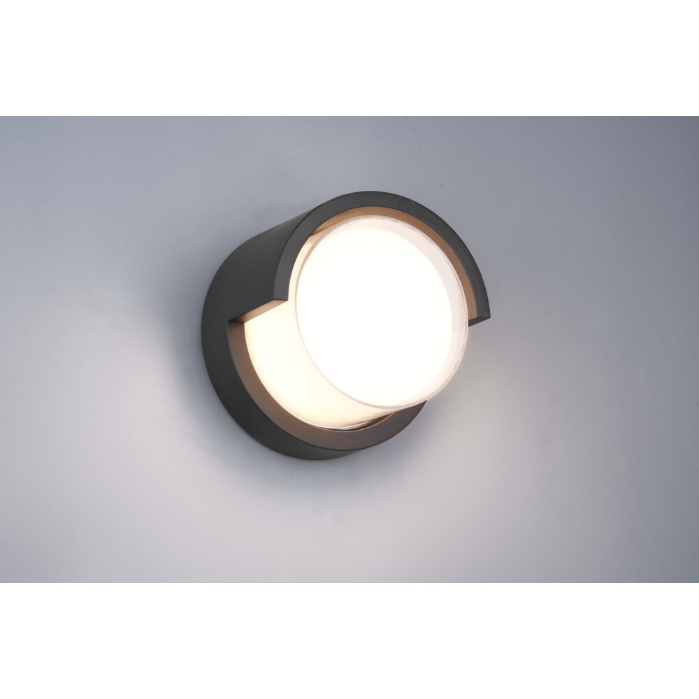 Reality PUNO Außenwandleuchte LED Schwarz, 1-flammig main product photo