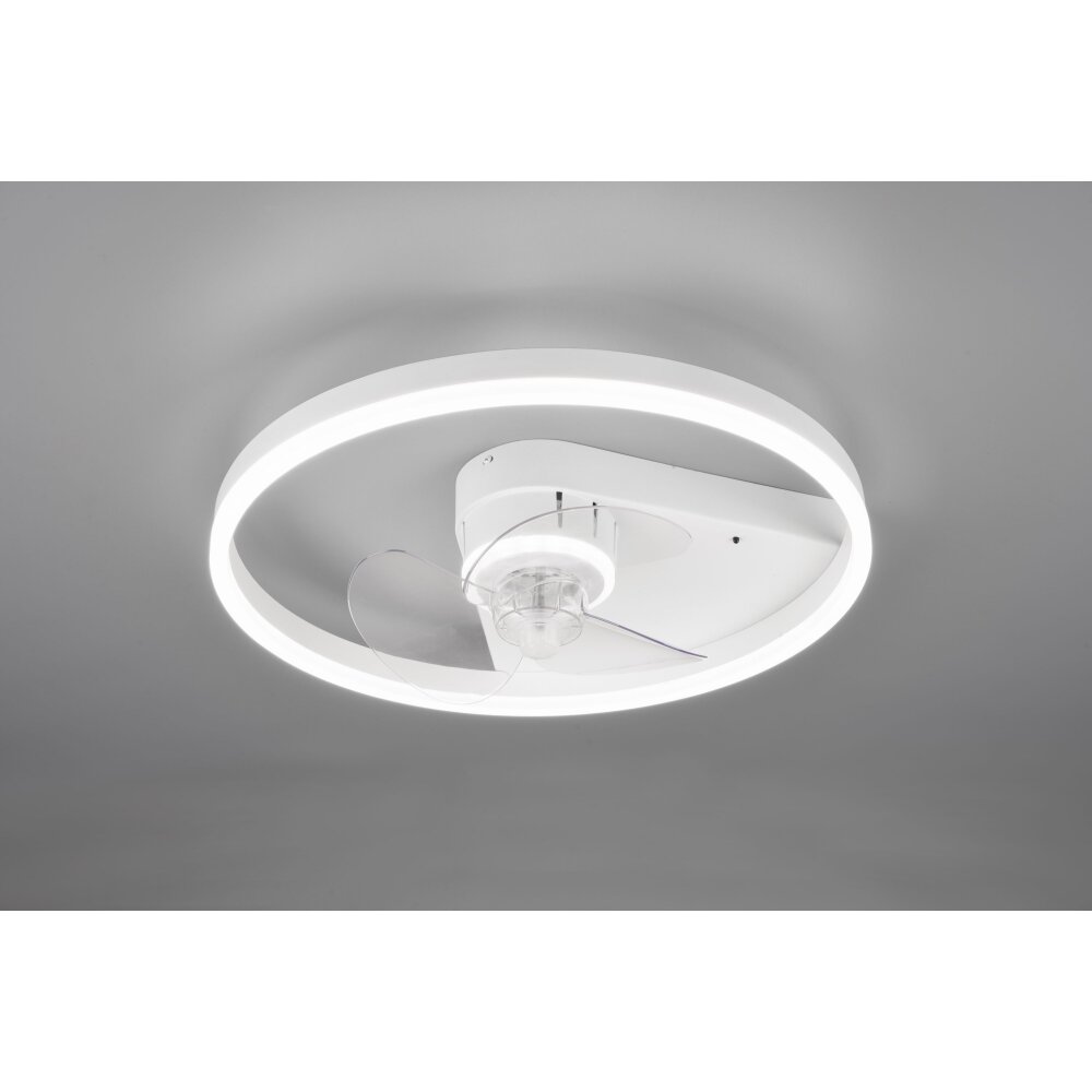 Reality Borgholm Deckenventilator LED Weiß, 1-flammig, Fernbedienung main product photo