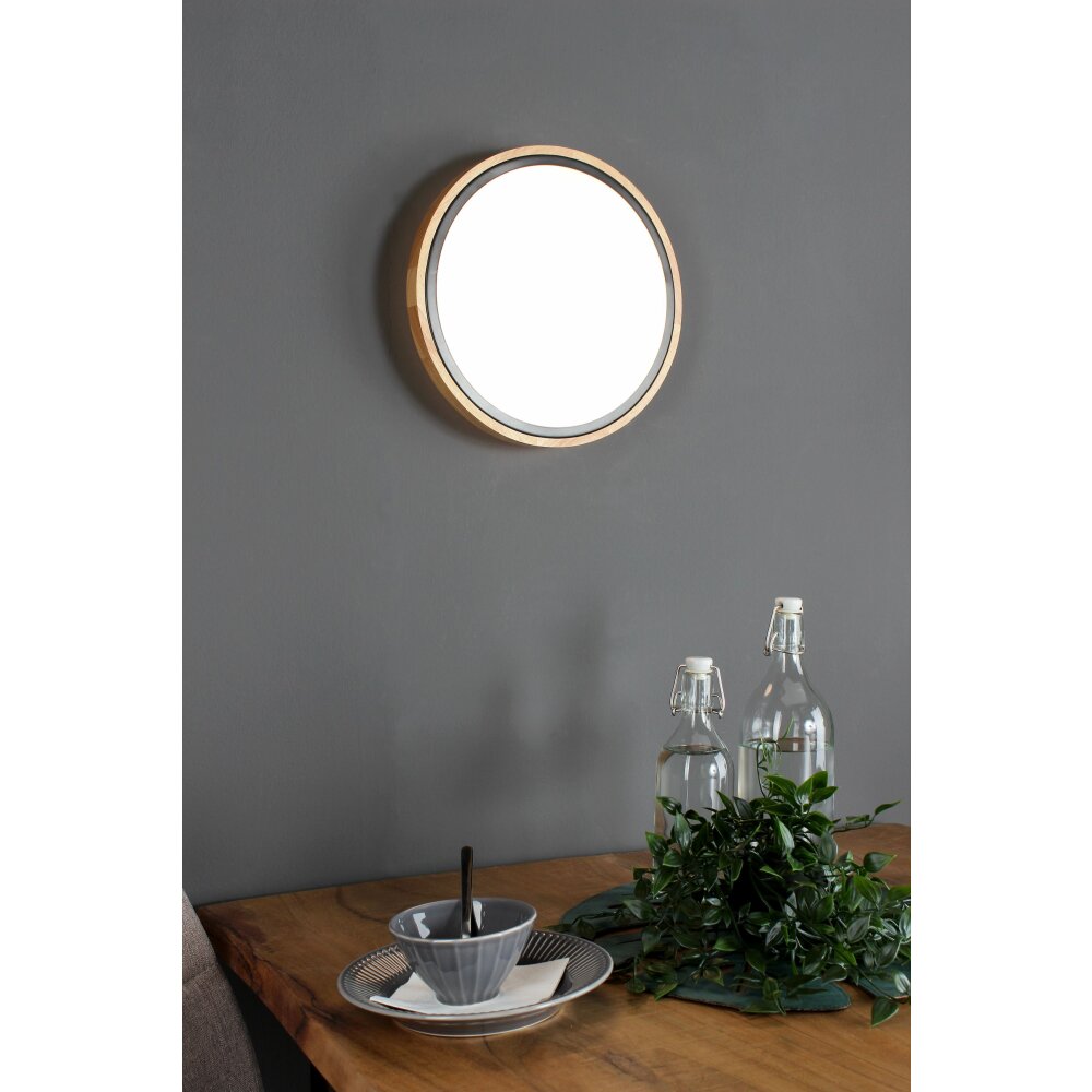 Luce Design SOLSTAR Wandleuchte LED Naturfarben, Schwarz, 1-flammig main product photo