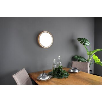 Luce Design SOLSTAR Wandleuchte LED Naturfarben, Schwarz, 1-flammig