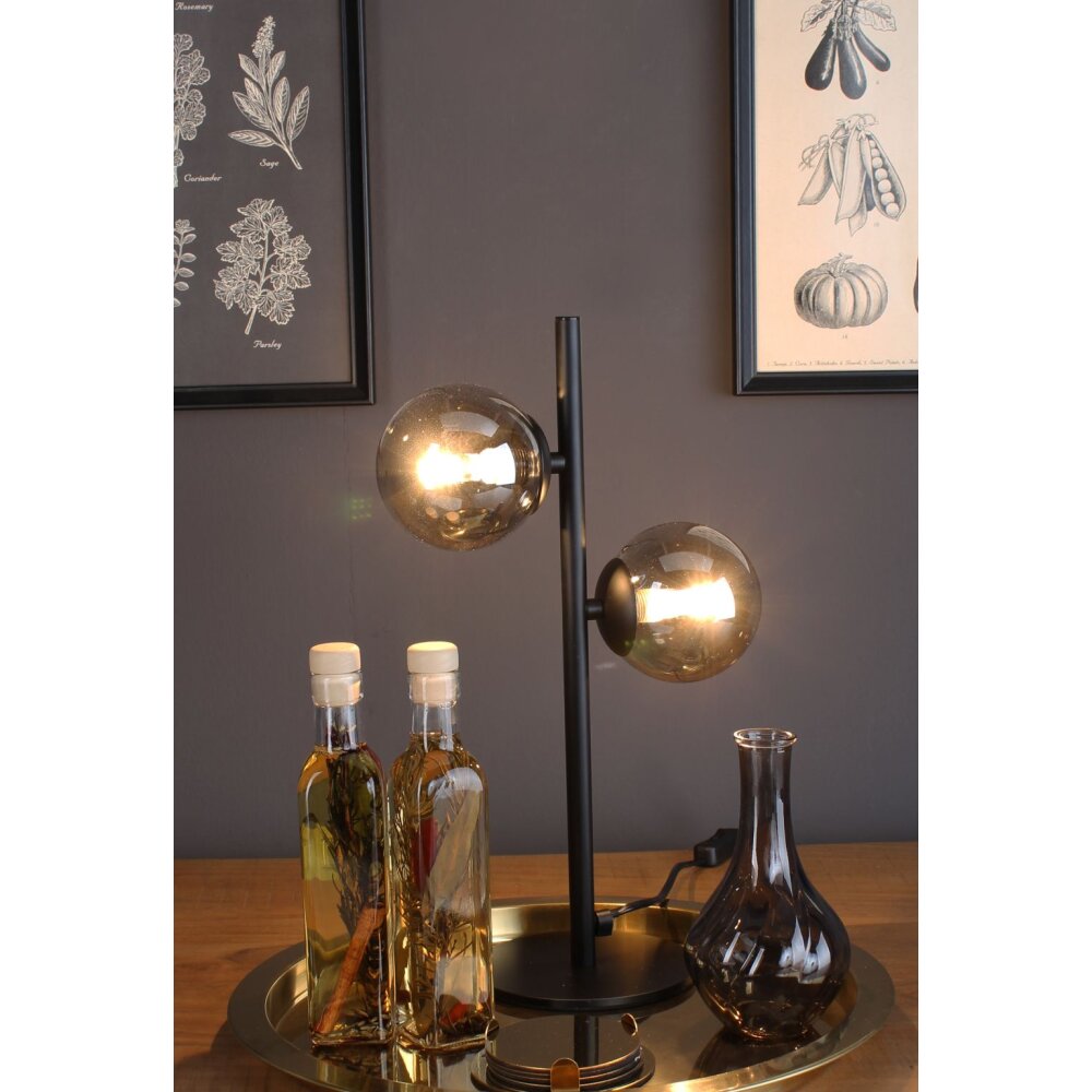 Luce Design NEPTUN Tischleuchte Schwarz, 2-flammig main product photo
