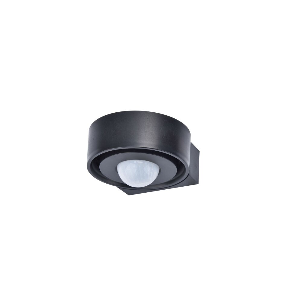 Lutec Lampen DAWNY Bewegungsmelder Schwarz, Bewegungsmelder