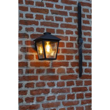 Lutec Lampen ZAGO Außenwandleuchte Schwarz, 1-flammig Lutec Lampen ZAGO Außenwandleuchte Schwarz, 1-flammig