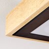 Corinto Deckenpanel LED Naturfarben, Schwarz, 1-flammig Corinto Deckenpanel LED Naturfarben, Schwarz, 1-flammig