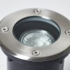 Brilliant Itch Bodeneinbauleuchte Silber, 1-flammig