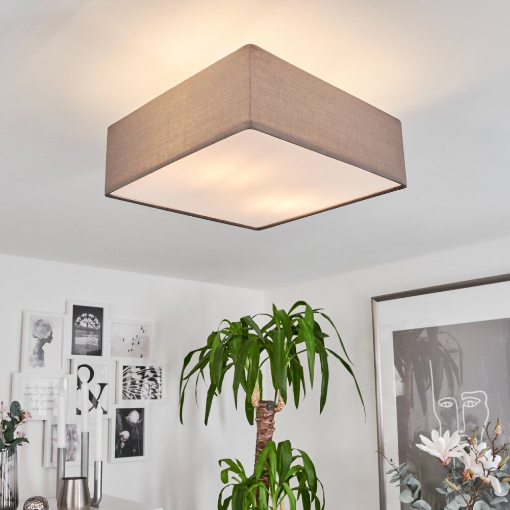 Taboga Deckenleuchte Nickel-Matt, 2-flammig main product photo