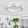 Playas Deckenleuchte LED Silber, Weiß, 1-flammig