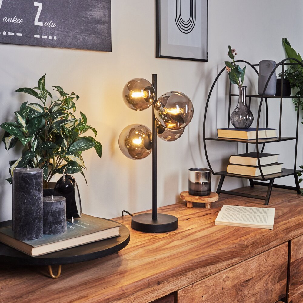 Chehalis Tischleuchte LED Schwarz, 4-flammig main product photo