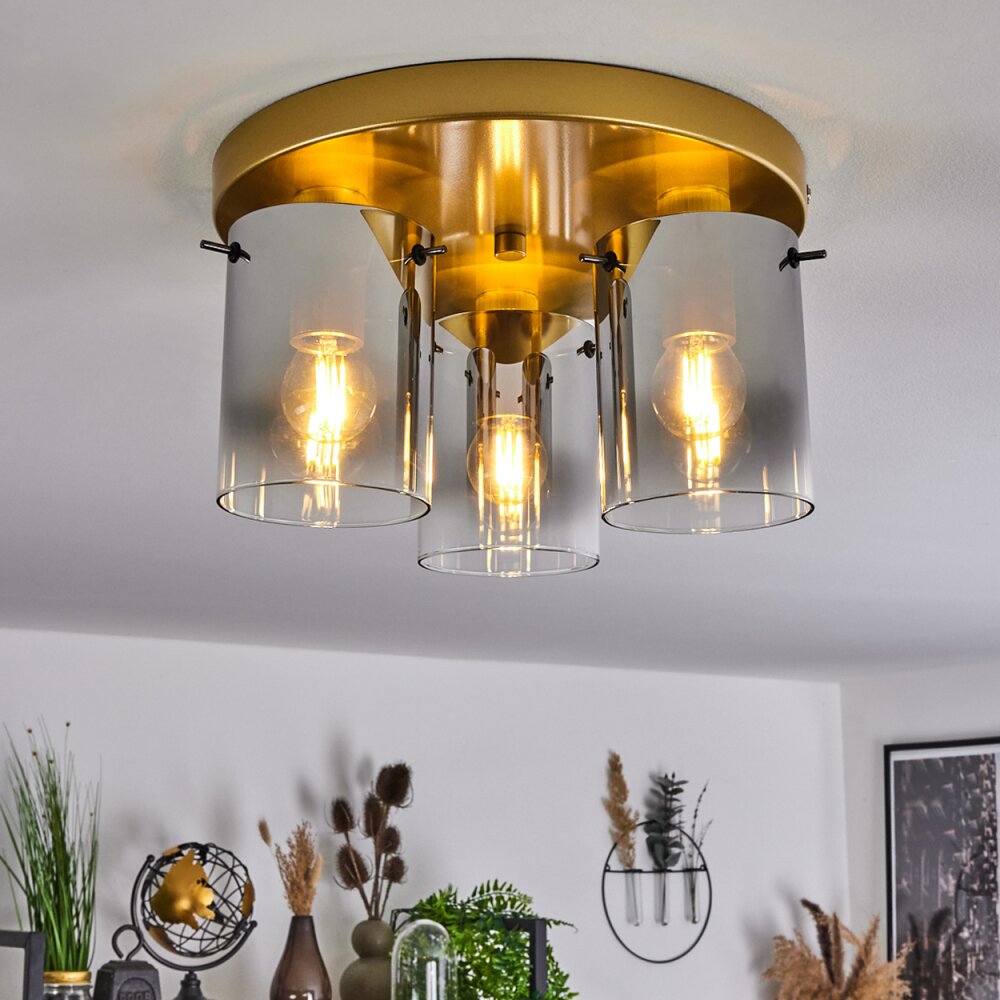 Vuoltu Deckenleuchte Gold, 3-flammig main product photo