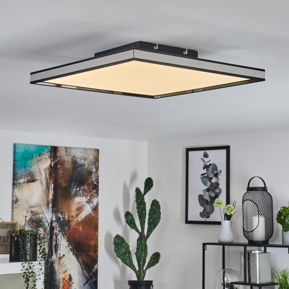 Nabbas Deckenpanel LED Schwarz, 1-flammig