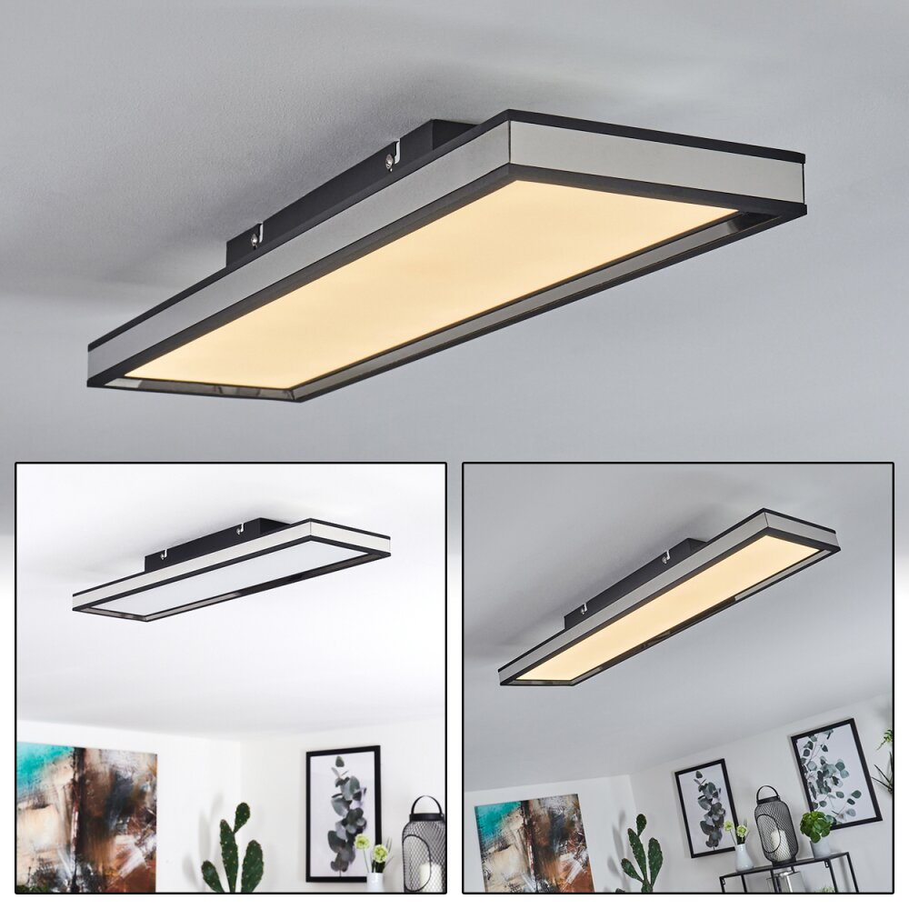 Nabbas Deckenpanel LED Schwarz, 1-flammig main product photo