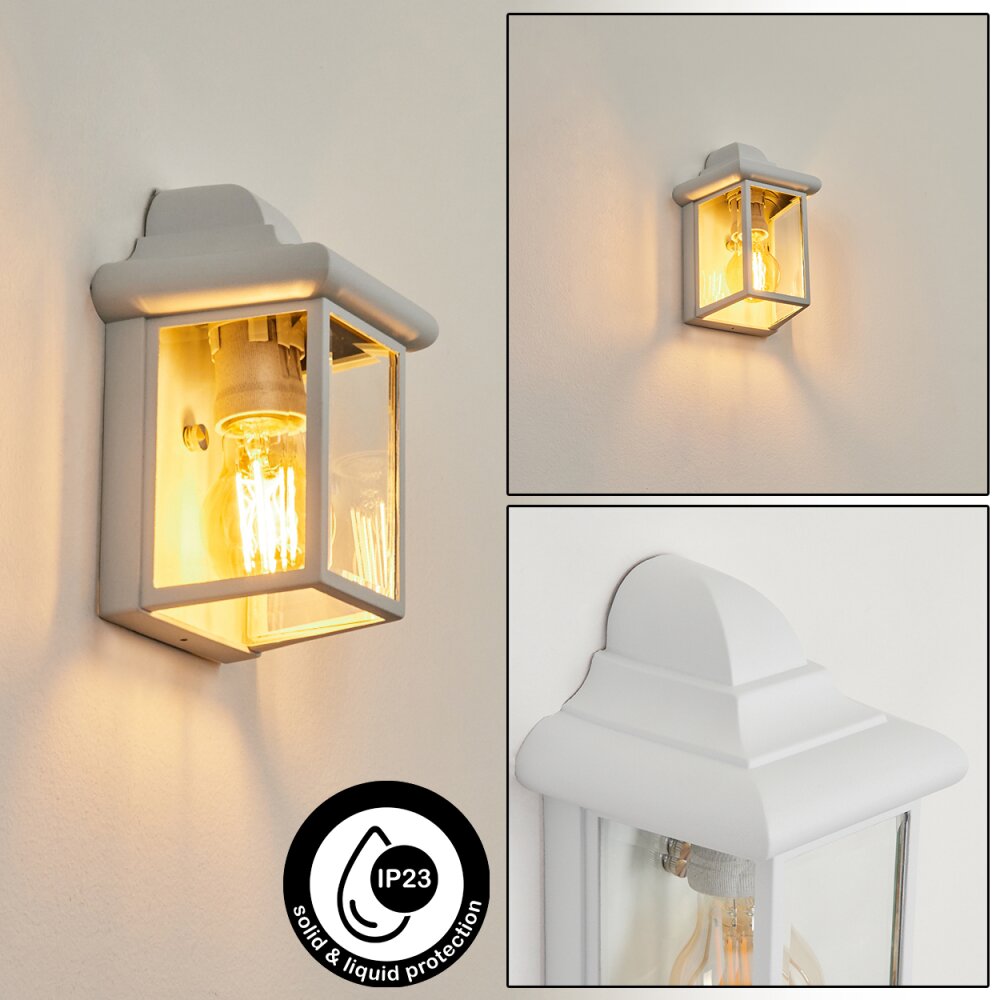 Murto Außenwandleuchte Weiß, 1-flammig main product photo