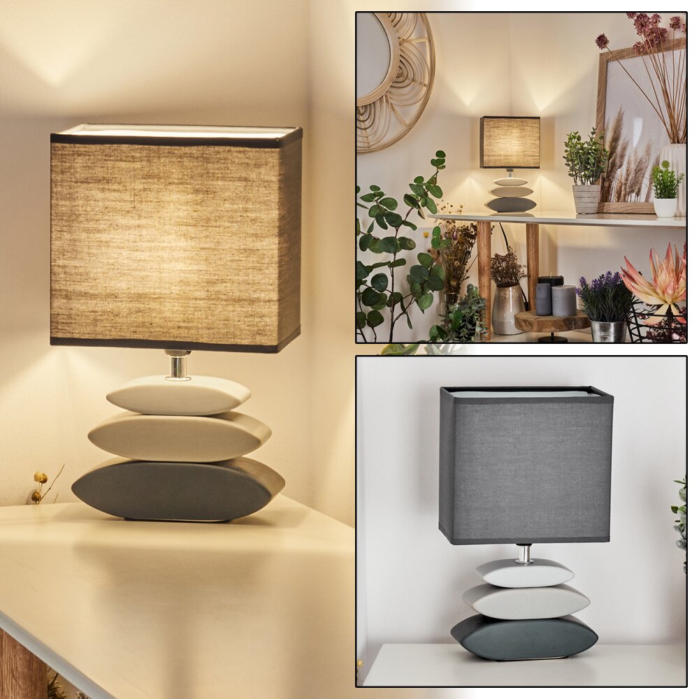 Berghamn Tischleuchte Anthrazit, Grau, 1-flammig main product photo