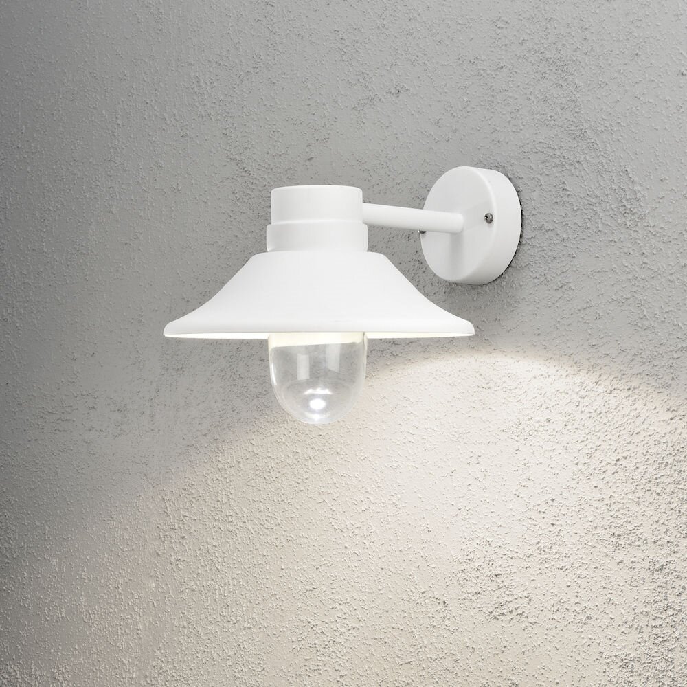 Konstsmide Vega Außenwandleuchte LED Weiß, 1-flammig main product photo