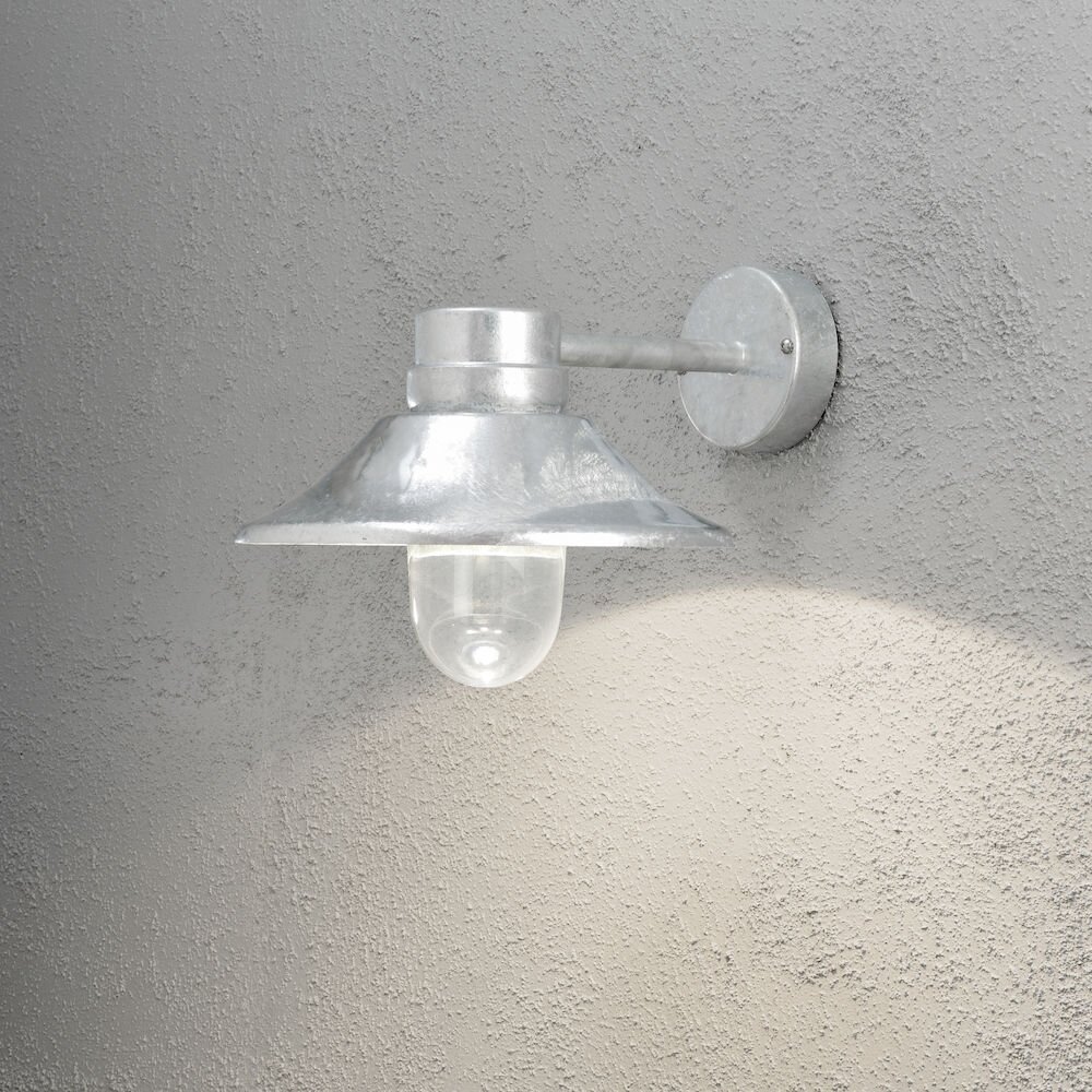 Konstsmide Vega Außenwandleuchte LED Verzinkt, 1-flammig main product photo