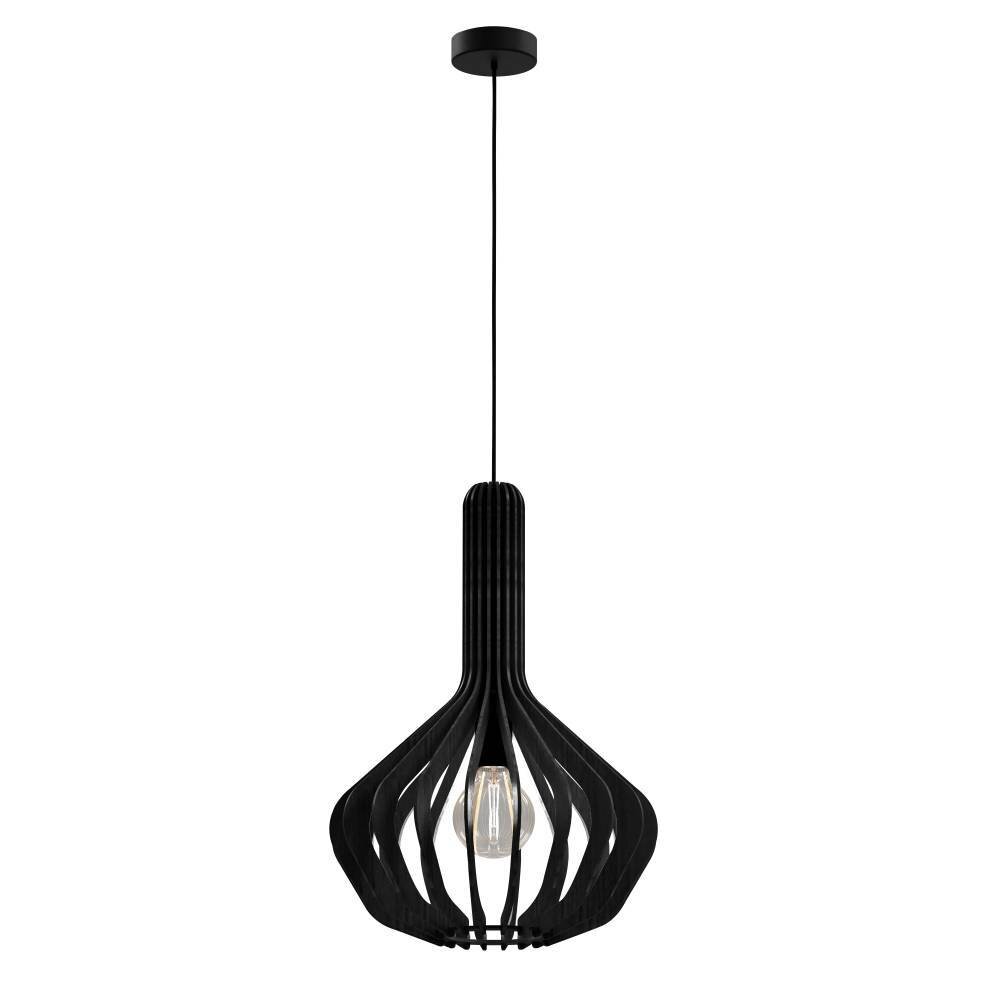 Eglo Leuchten VELASCO Hängeleuchte Schwarz, 1-flammig main product photo