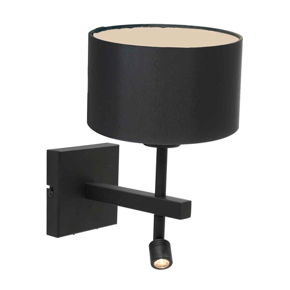 Steinhauer Stang Wandleuchte LED Schwarz, 2-flammig main product photo
