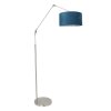 Steinhauer Prestige Chic Bogenstehlampe Edelstahl, 1-flammig
