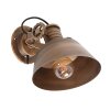 Steinhauer Sprocket Wandleuchte Bronze, 1-flammig