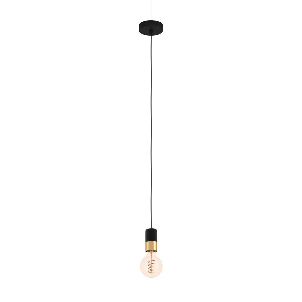 Eglo CALARI Hängeleuchte Messing, Schwarz, 1-flammig main product photo