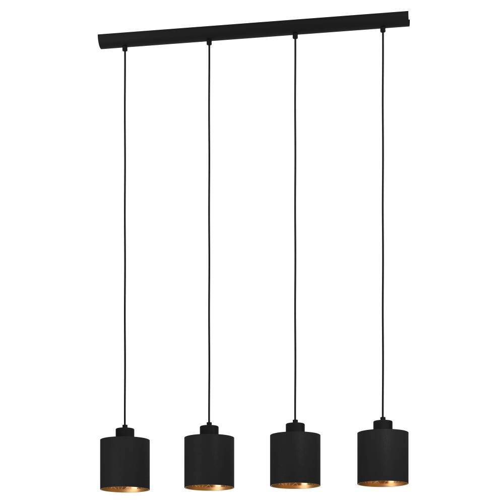 Eglo ZARAGOZA Hängeleuchte Schwarz, 4-flammig main product photo