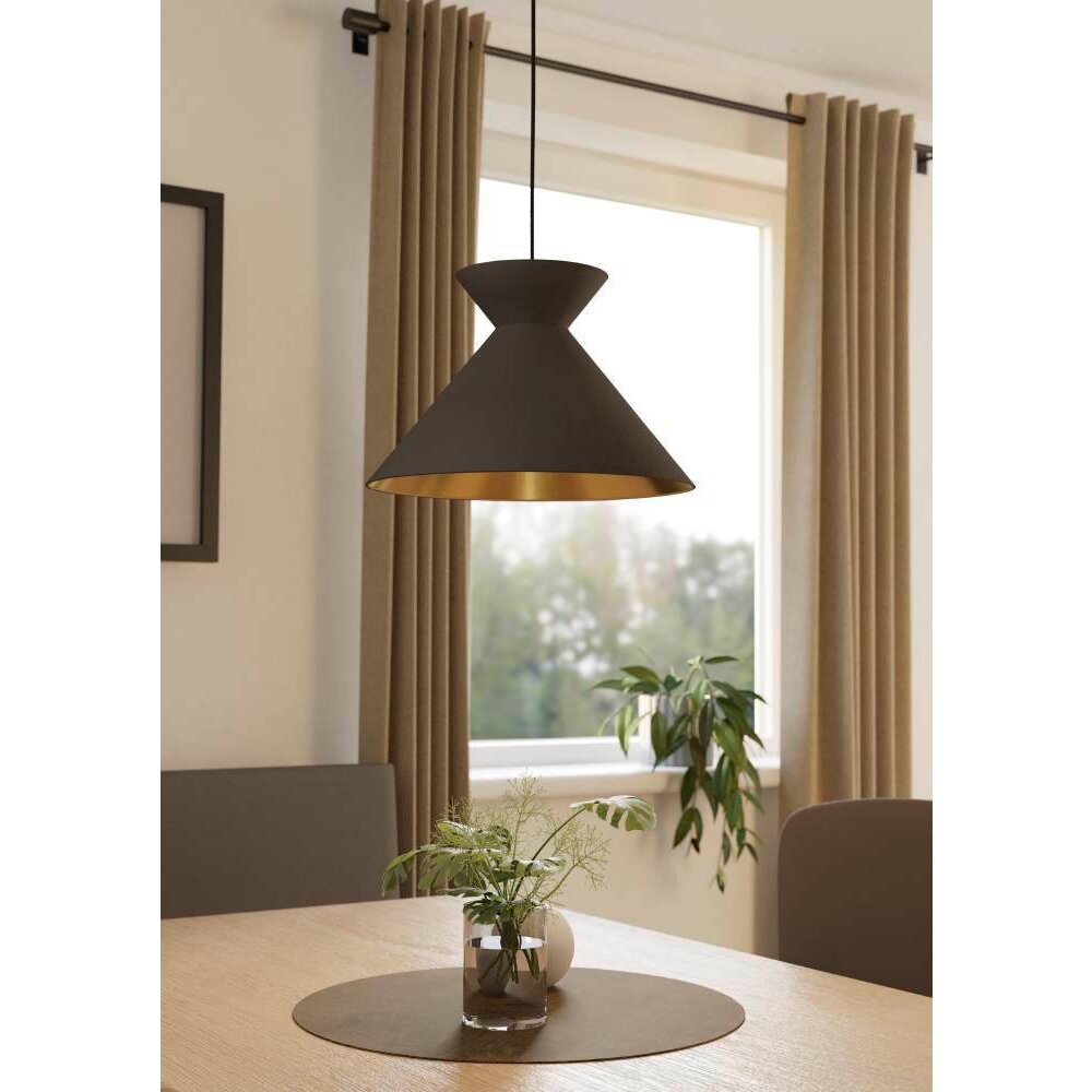 Eglo NASTASIA Hängeleuchte Schwarz, 1-flammig main product photo