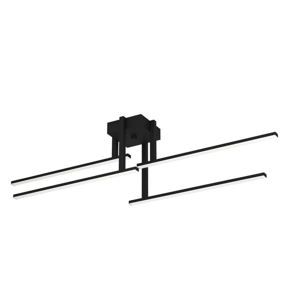 Eglo IPOLITTO Deckenleuchte LED Schwarz, 4-flammig main product photo
