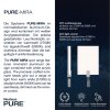 Paul Neuhaus PURE-MIRA Wandleuchte LED Aluminium, 1-flammig, Fernbedienung