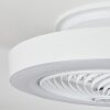 Azenha Deckenventilator LED Weiß, 1-flammig, Fernbedienung