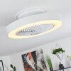 Azenha Deckenventilator LED Weiß, 1-flammig, Fernbedienung