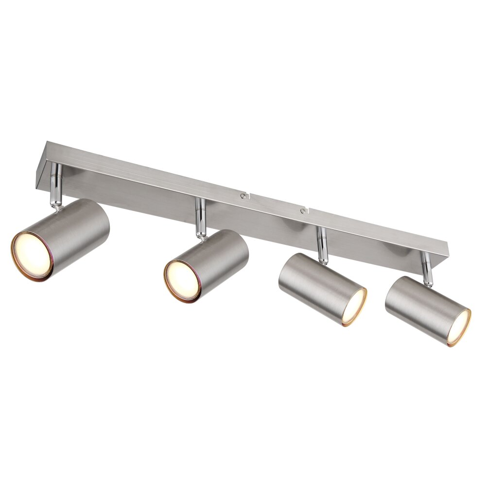 Globo ROBBY Deckenleuchte Nickel-Matt, 4-flammig main product photo