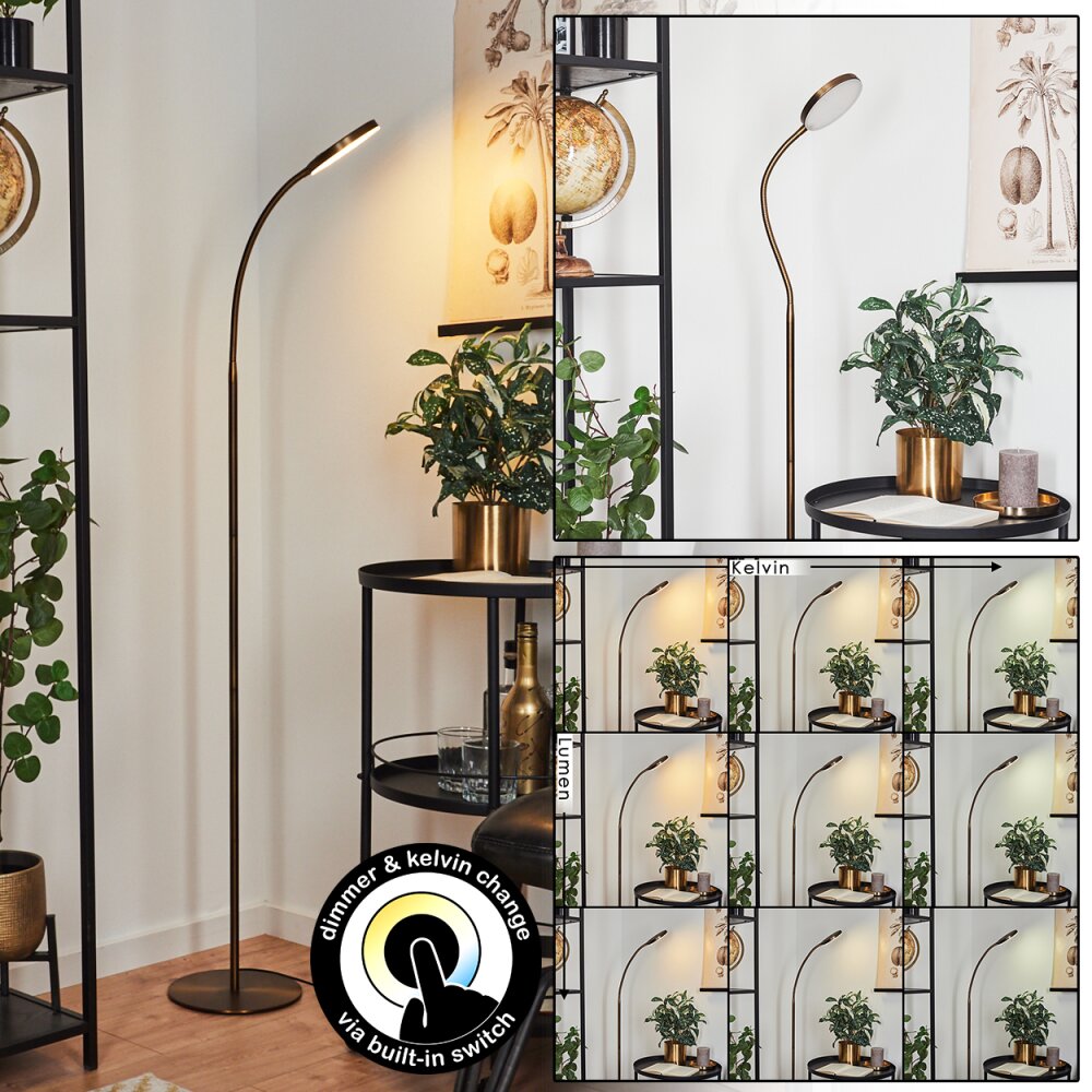 Haltia Stehleuchte LED Bronze, 1-flammig main product photo