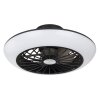 Globo LAFEE Deckenventilator LED Schwarz, 1-flammig