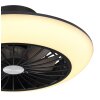 Globo LAFEE Deckenventilator LED Schwarz, 1-flammig