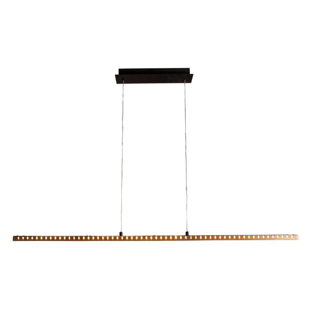 Luce Design SOLARIS Pendelleuchte LED Naturfarben, Schwarz, 1-flammig