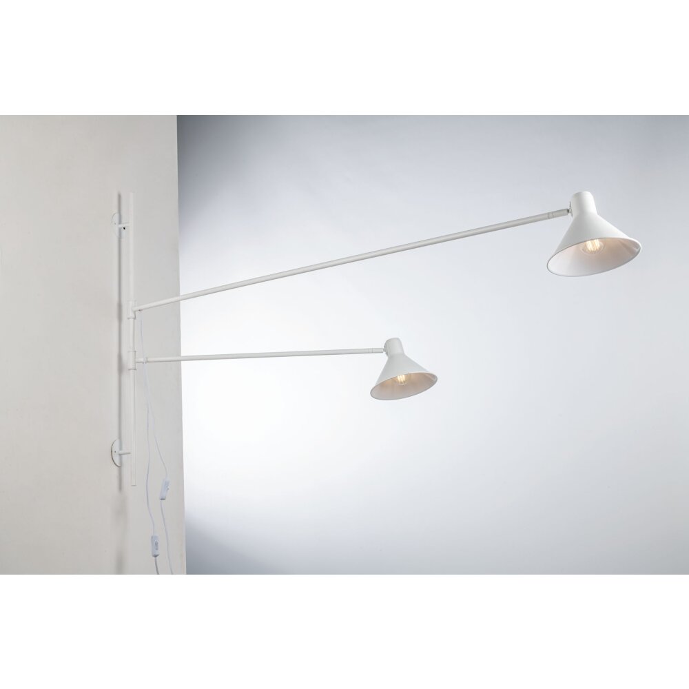 Luce Design DUETTO Wandleuchte Weiß, 1-flammig main product photo