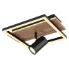 Globo KASSU Deckenleuchte LED Holzoptik, Schwarz, Weiß, 1-flammig Globo KASSU Deckenleuchte LED Holzoptik, Schwarz, Weiß, 1-flammig