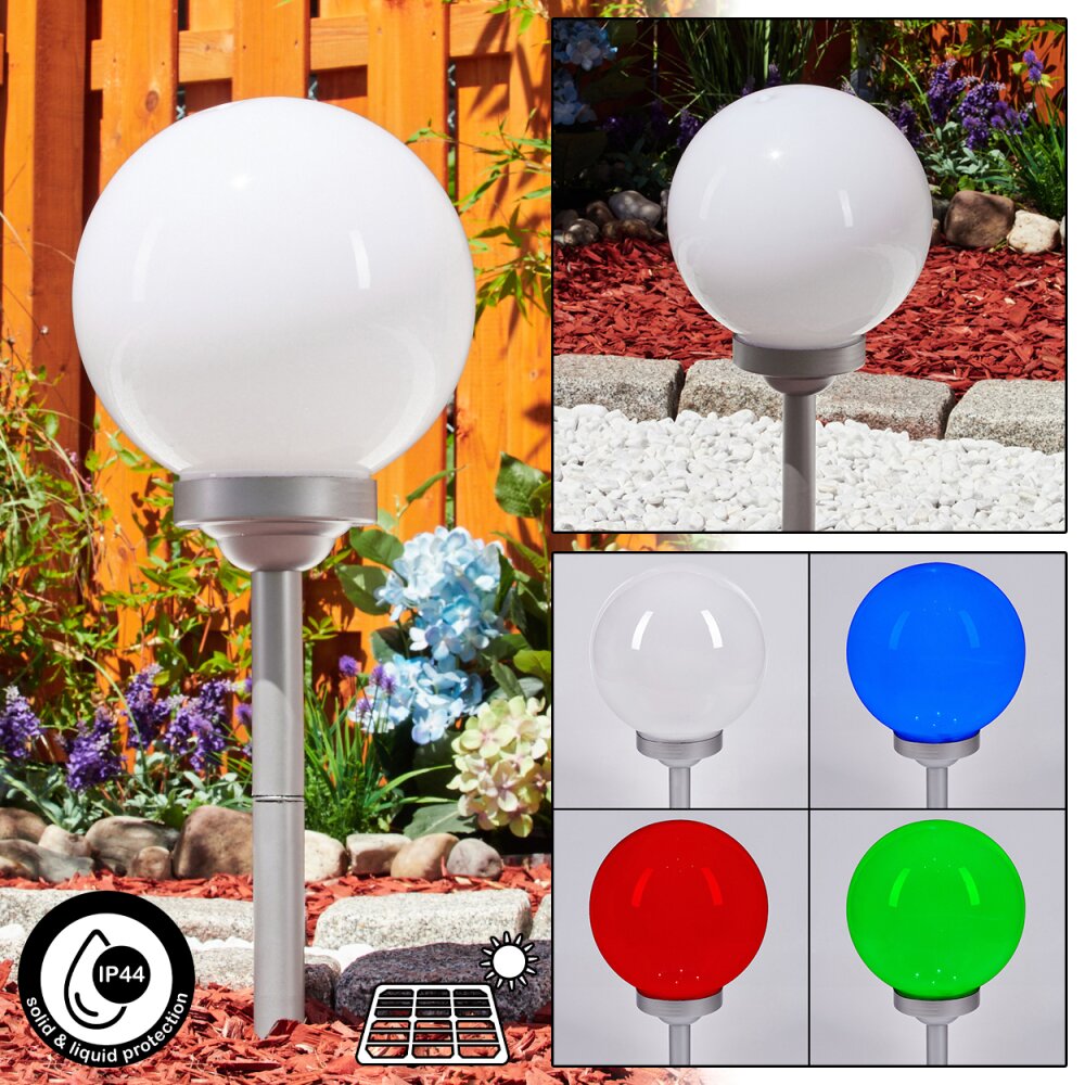 Kanganbou Solarleuchte LED Silber, 4-flammig, Farbwechsler main product photo