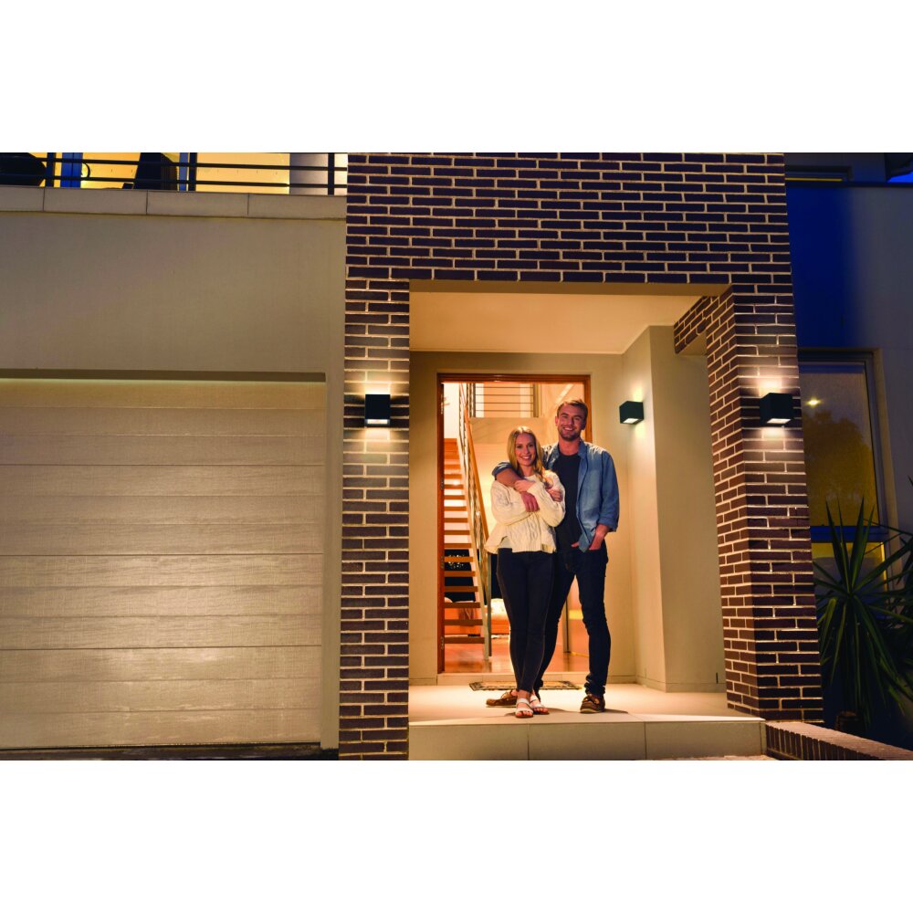 LEDVANCE Smart+ Außenwandleuchte Grau, 1-flammig main product photo