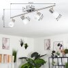 Villaseca Deckenleuchte LED Nickel-Matt, 4-flammig