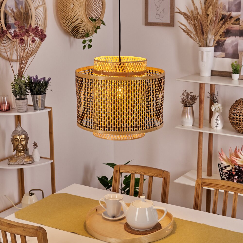 Tunga Hängeleuchte Schwarz, 1-flammig main product photo