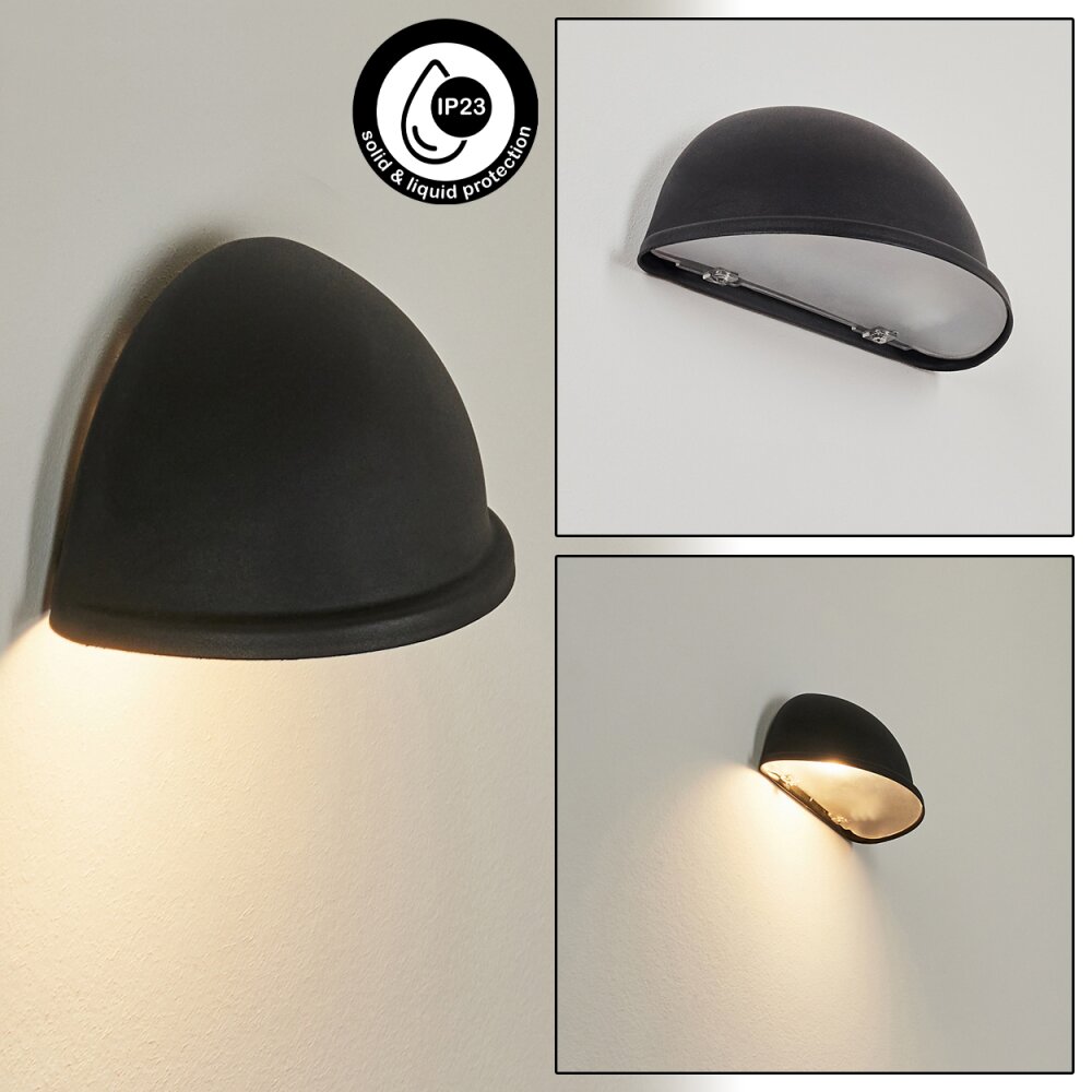 Wundowie Außenwandleuchte Schwarz, 1-flammig main product photo