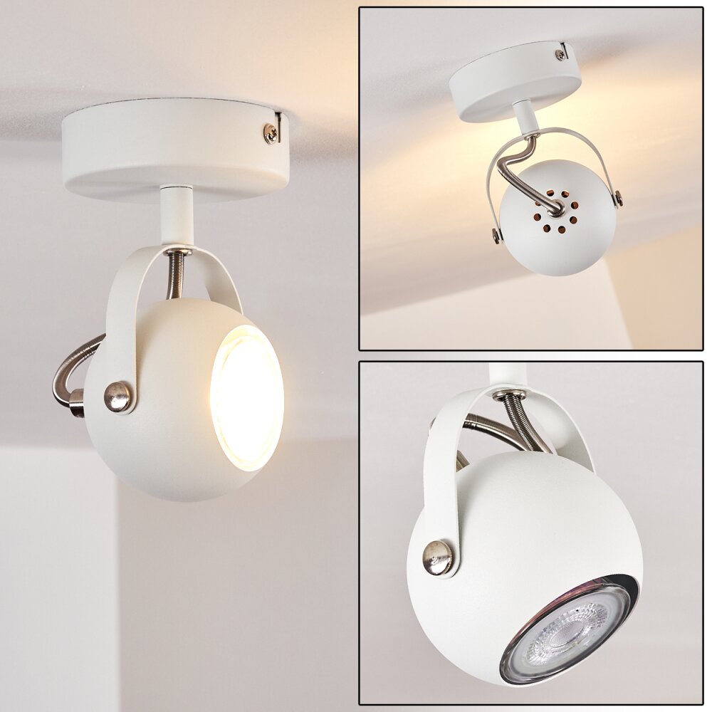 Gadmen Deckenleuchte Chrom, Weiß, 1-flammig main product photo