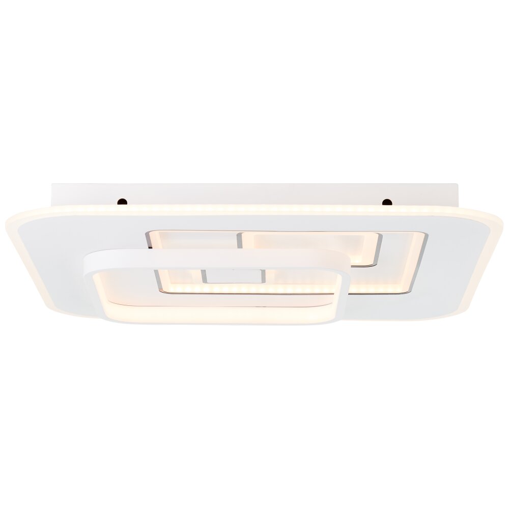 Brilliant Furtado Deckenleuchte LED Schwarz, Weiß, 1-flammig, Fernbedienung main product photo